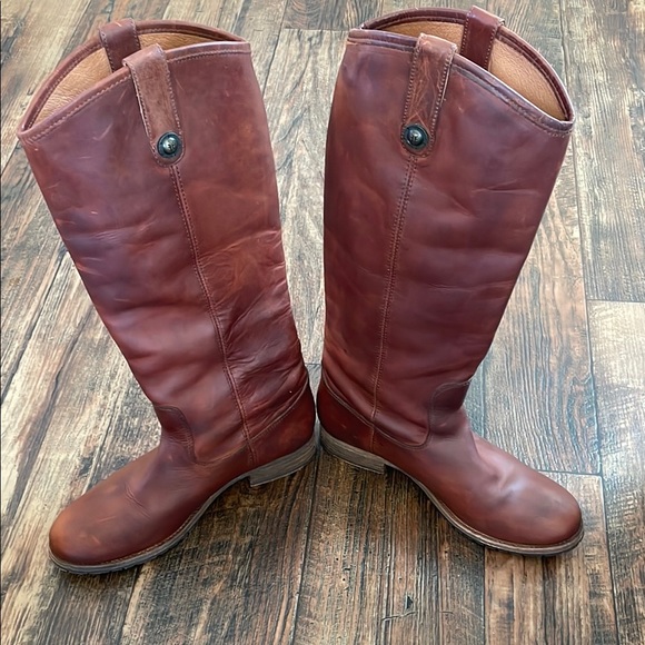 Frye Brown Over the Knee Boots - Picture 4 of 9